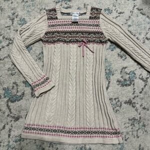 The Cutest Vintage Knit Dress for Girls